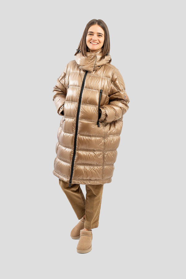 ROCHELAIRS LONG PARKA 1C00002-539JH-KARAMEL KARAMEL 224