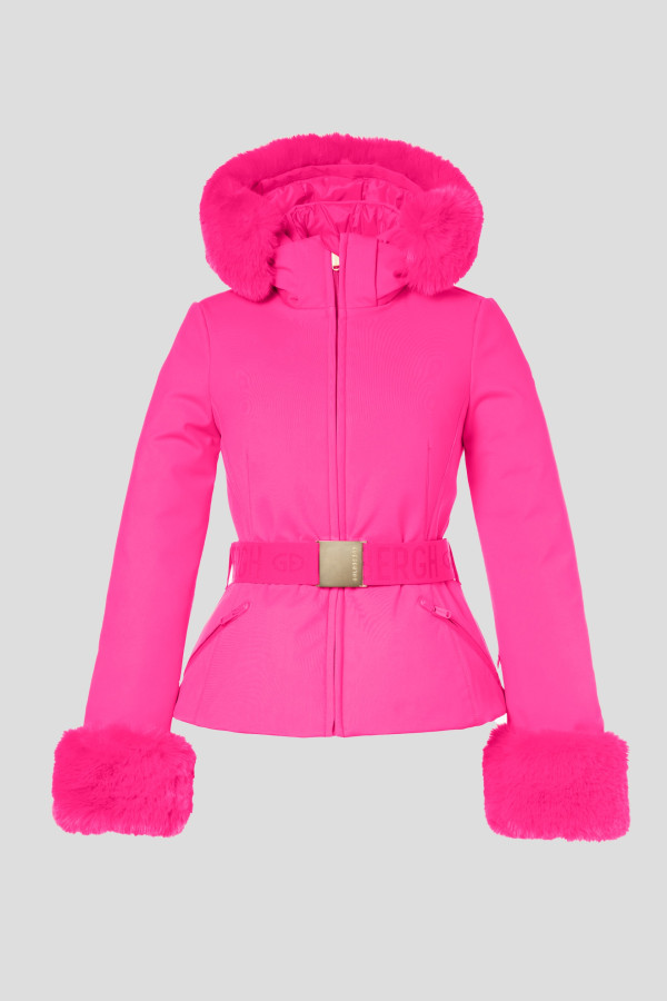 SKI JAKNA Giselle Faux Border  GB01615244 ROZE 4715