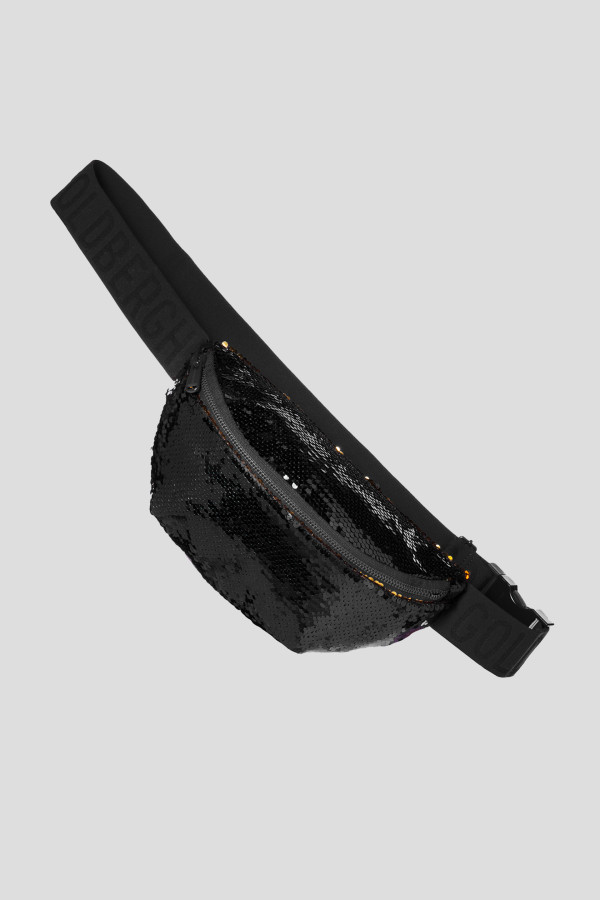 TORBA OKO STRUKA Glitter Fanny Pack GB60607243 CRNA 9000